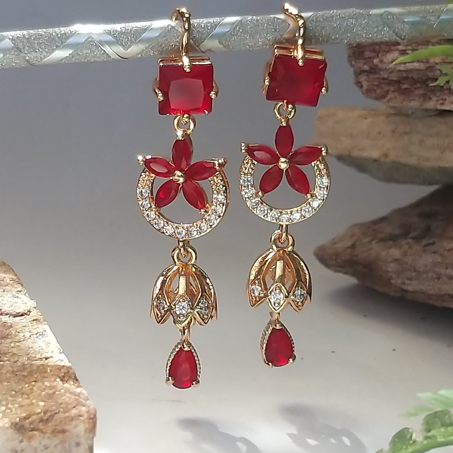 Dazzling Dangles ~ Red