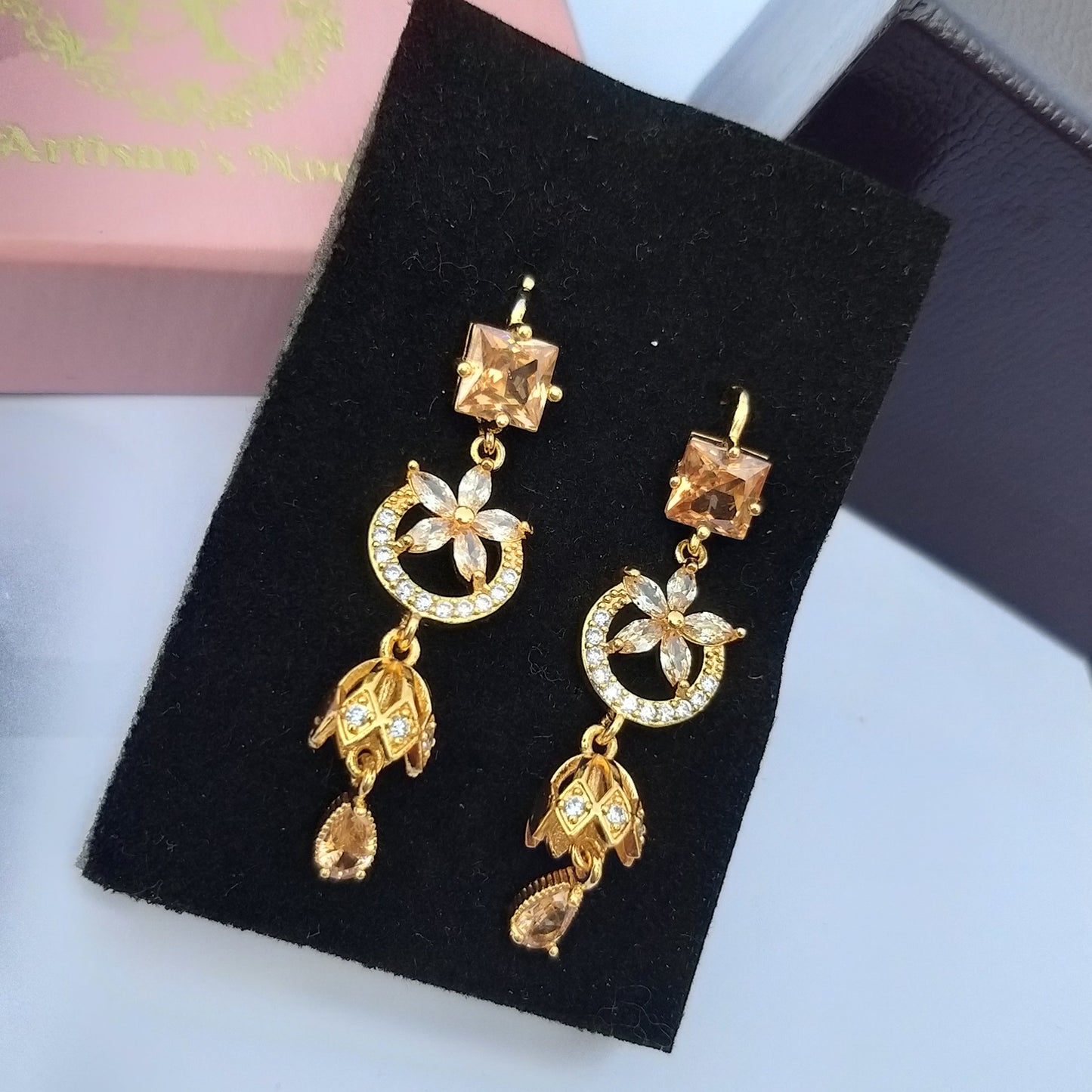 Dazzling Dangles ~ Champaign