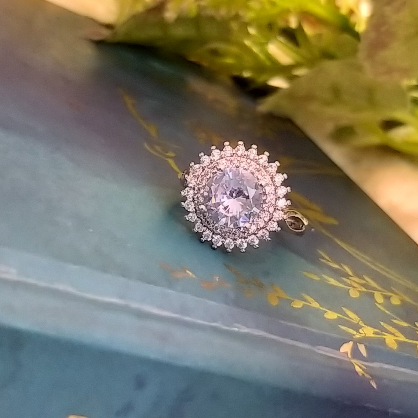Solitaire Charm ~Silver