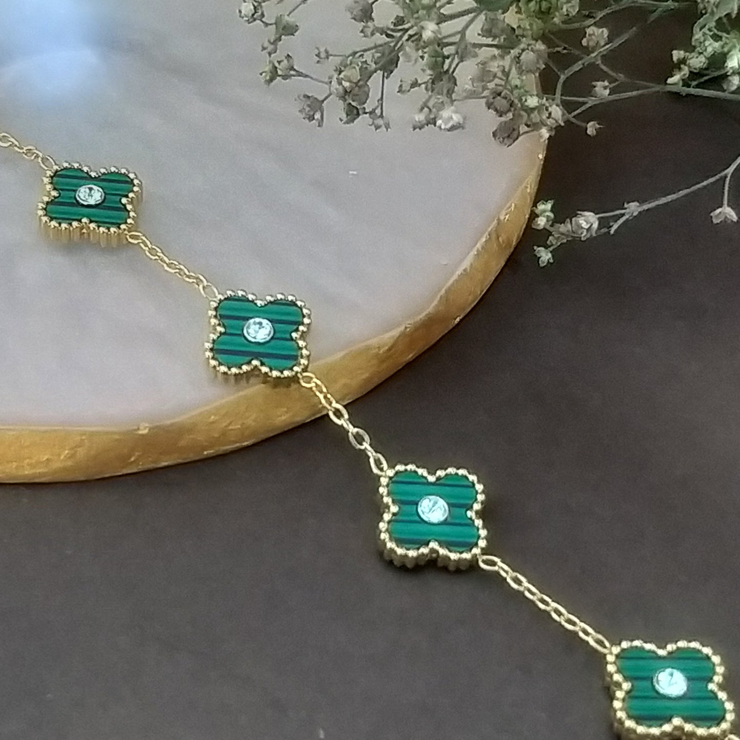 Floral Quad ~ Green