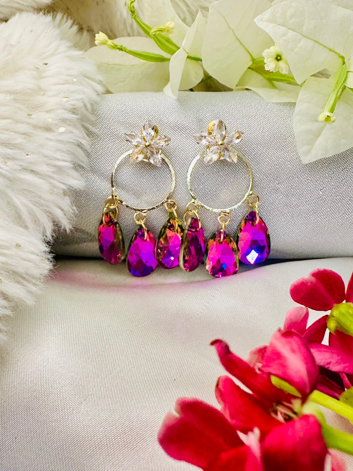 Dancing Dangles ~ Magenta