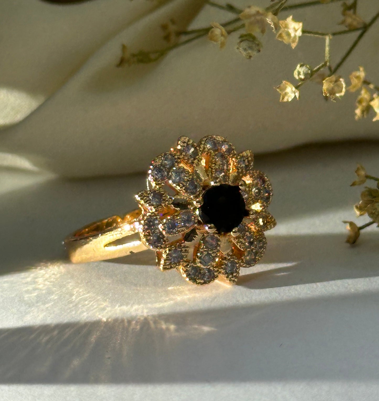 Zinnia Glow ~ Black