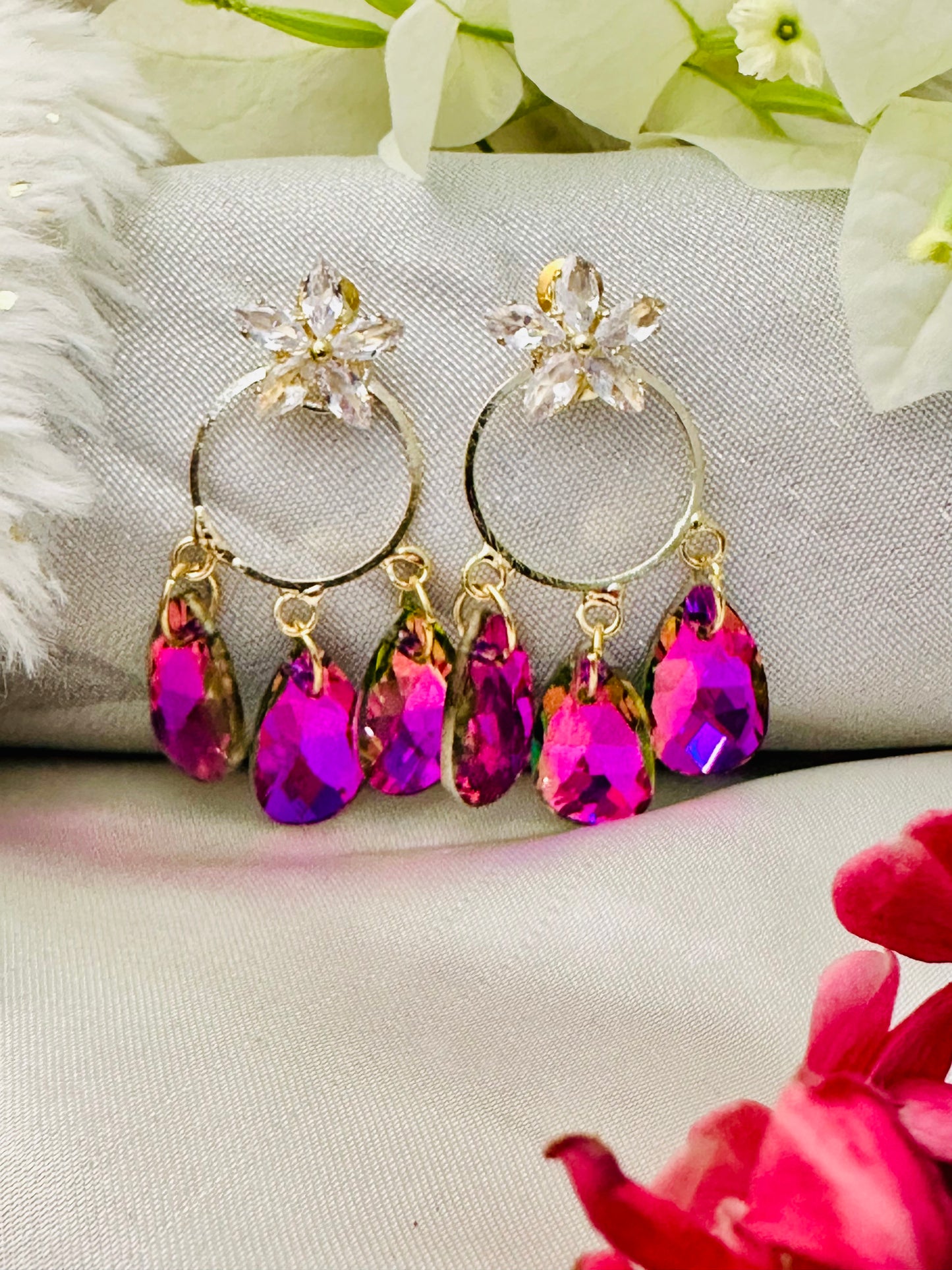 Dancing Dangles ~ Magenta