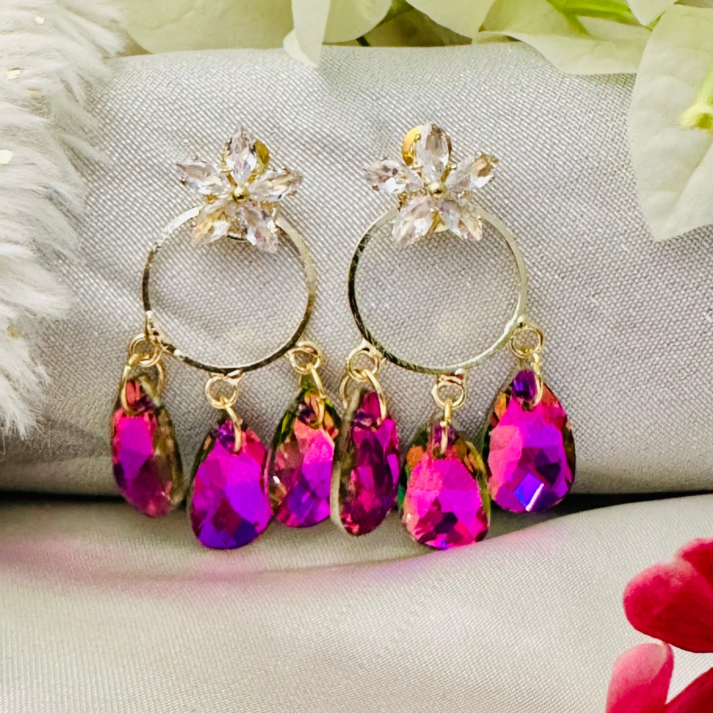 Dancing Dangles ~ Magenta