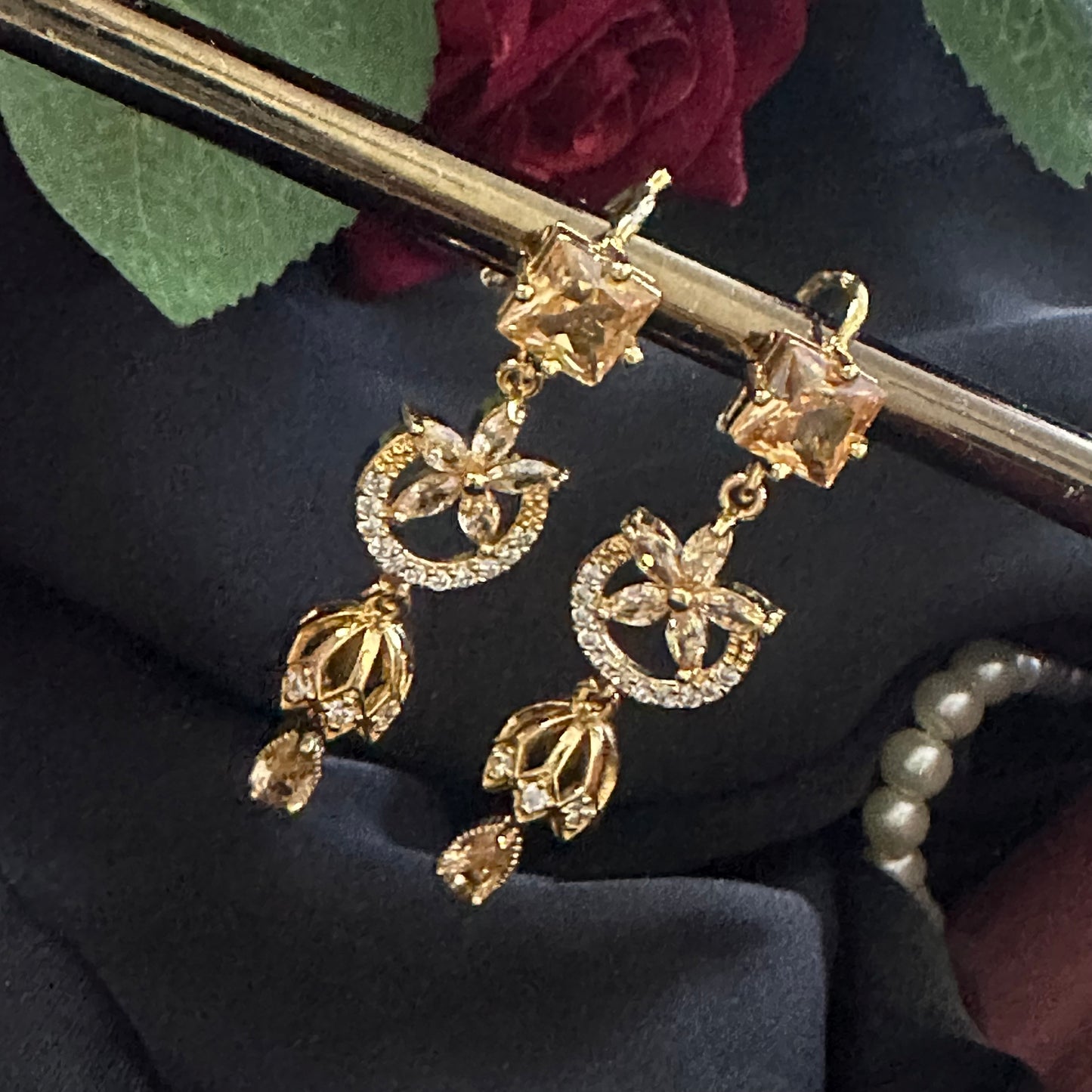 Dazzling Dangles ~ Champaign