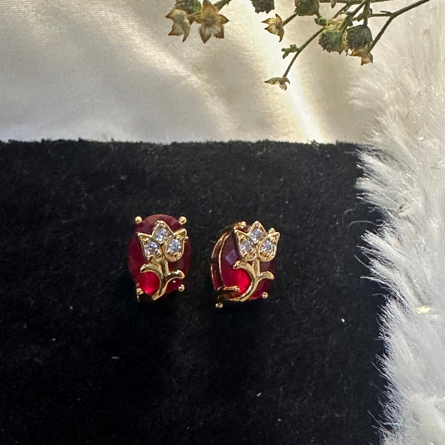 Tiny Tulips ~ Red