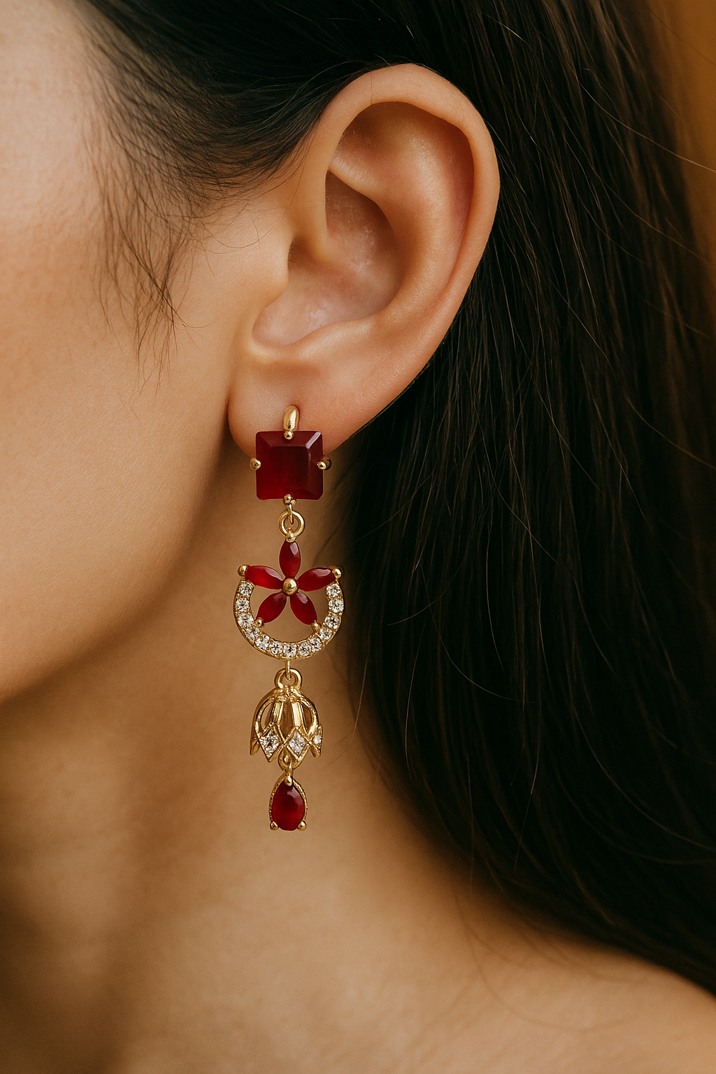 Dazzling Dangles ~ Red