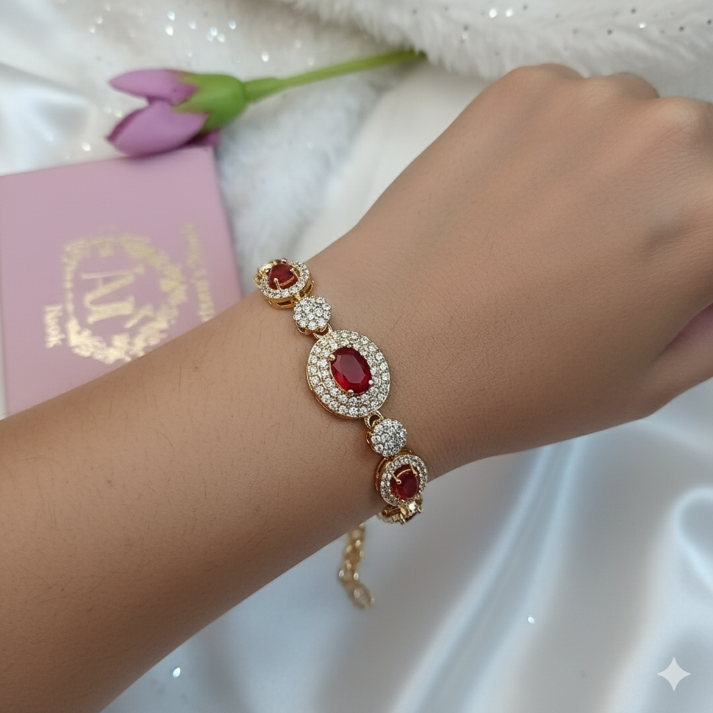 Oval Oasis ~ Red