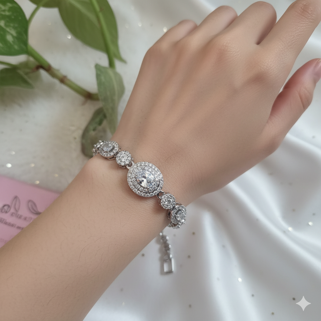 Oval Oasis ~ Silver