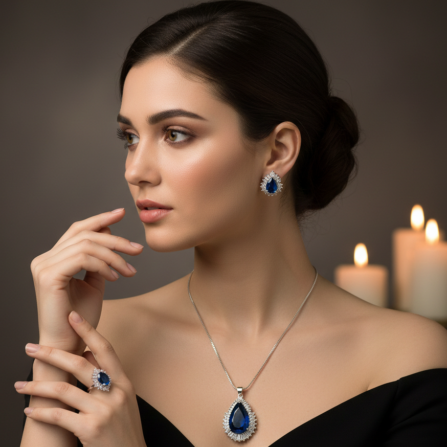 Vintage Glam ~ Blue