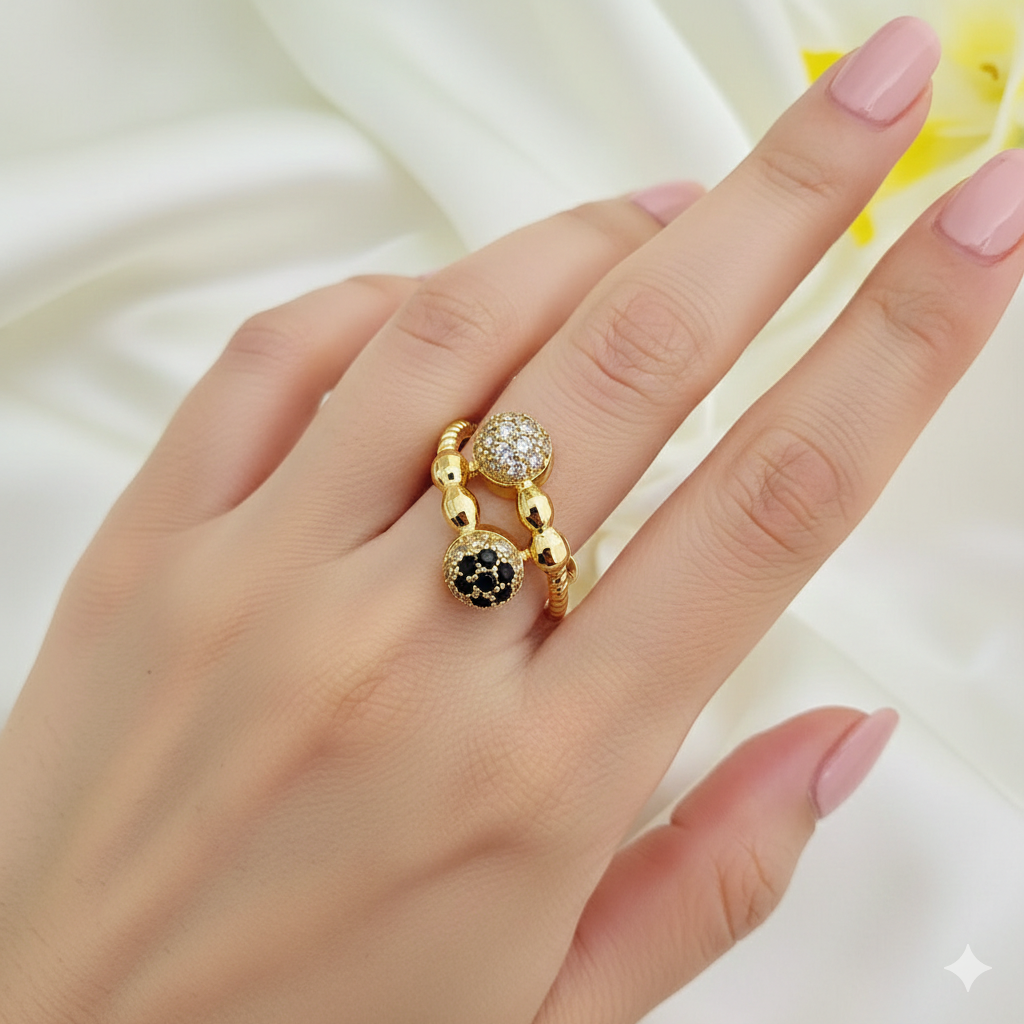 Charming Duo ~ Black & Gold