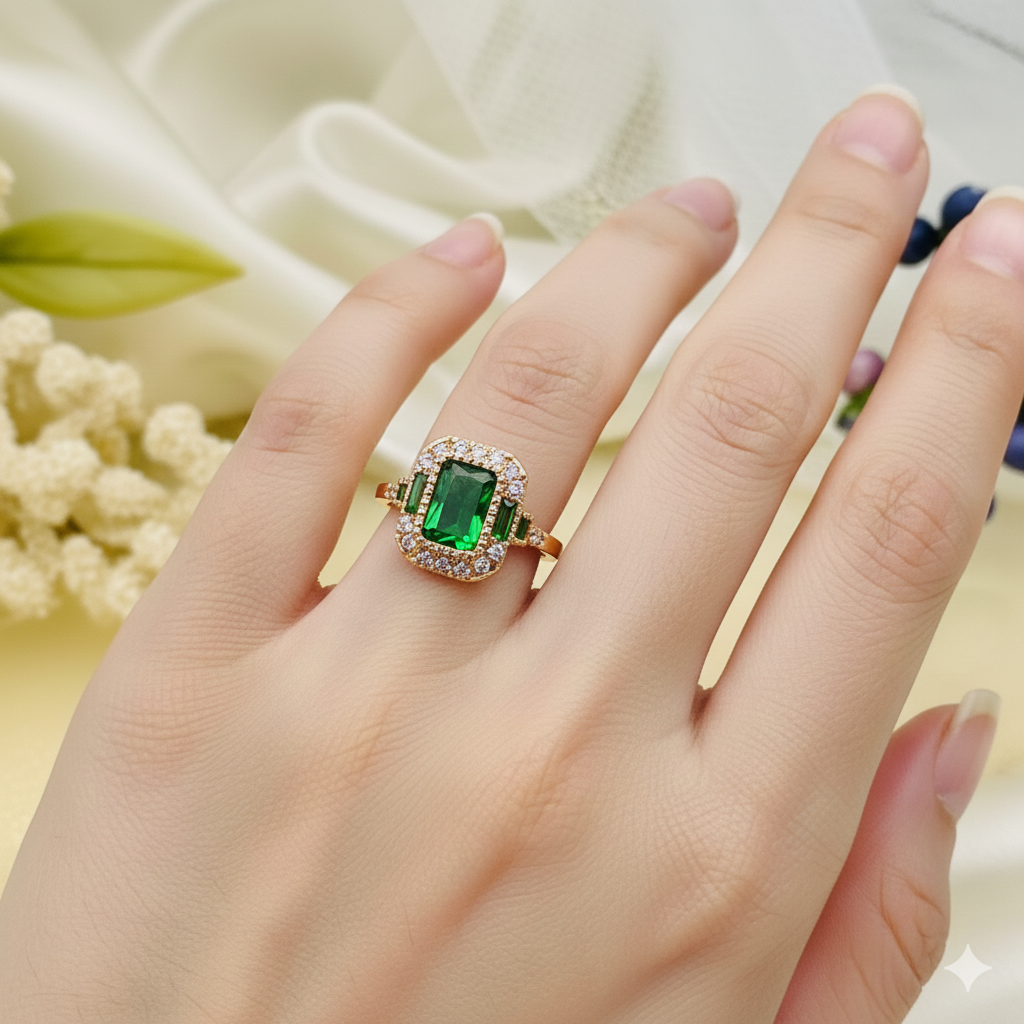 Square Elegance ~ Green