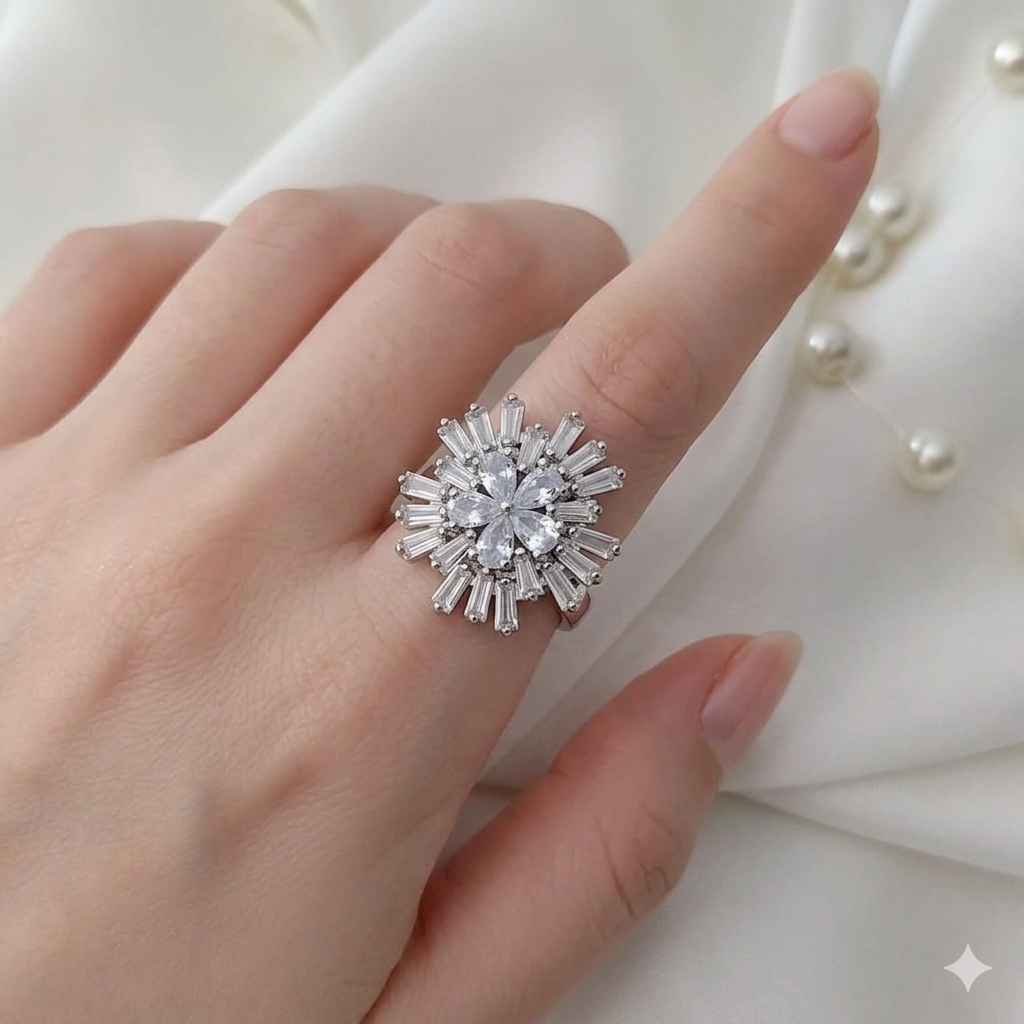Floral Frenzy ~ Silver