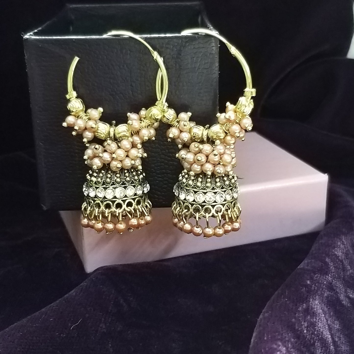 Pearl Luxe Jhumkas