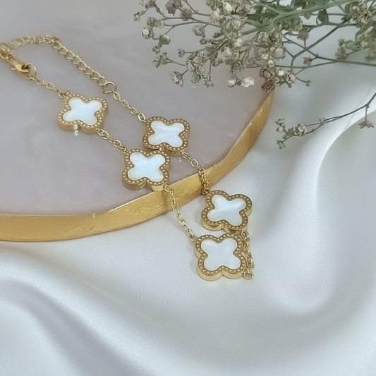 Floral Quad ~White