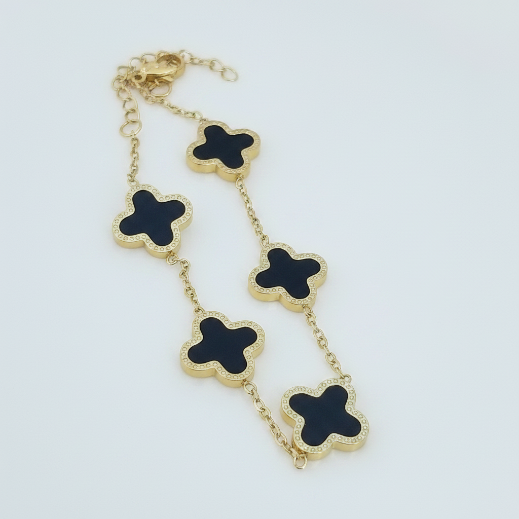 Floral Quad ~Black