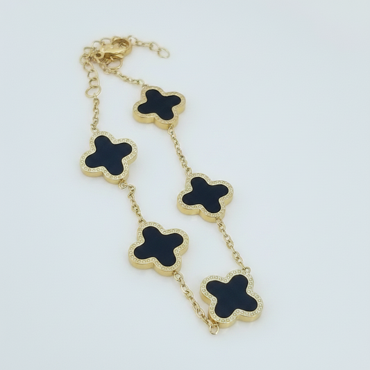 Floral Quad ~Black
