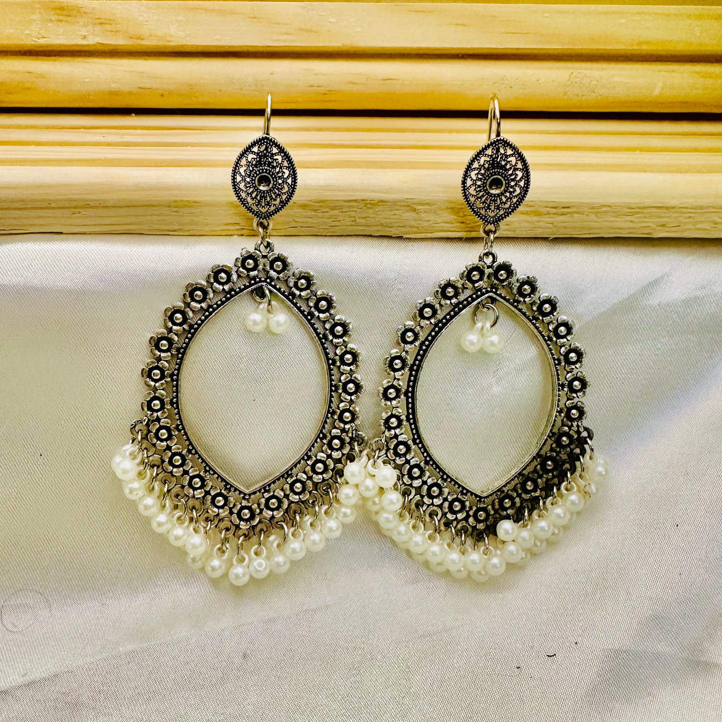 Silver Bali Drops