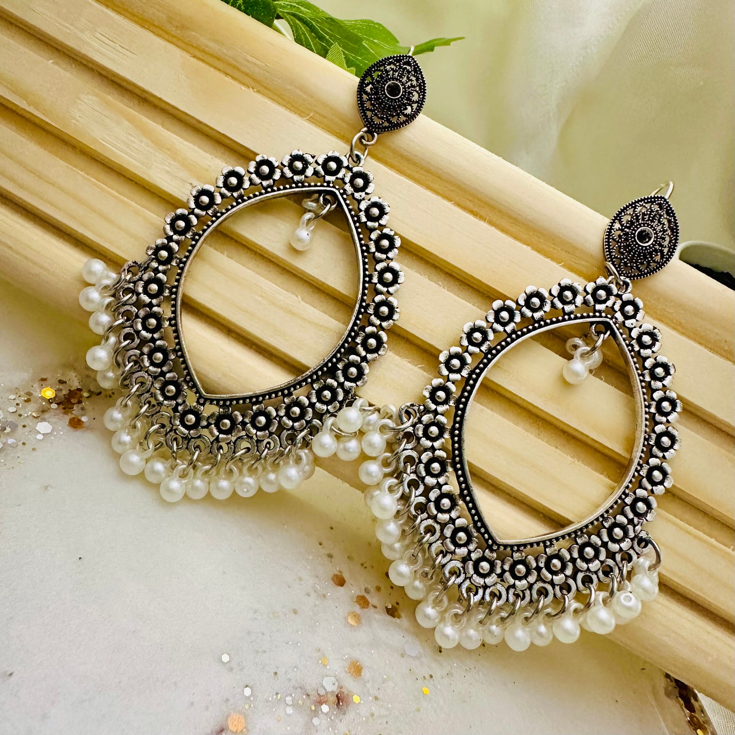 Silver Bali Drops