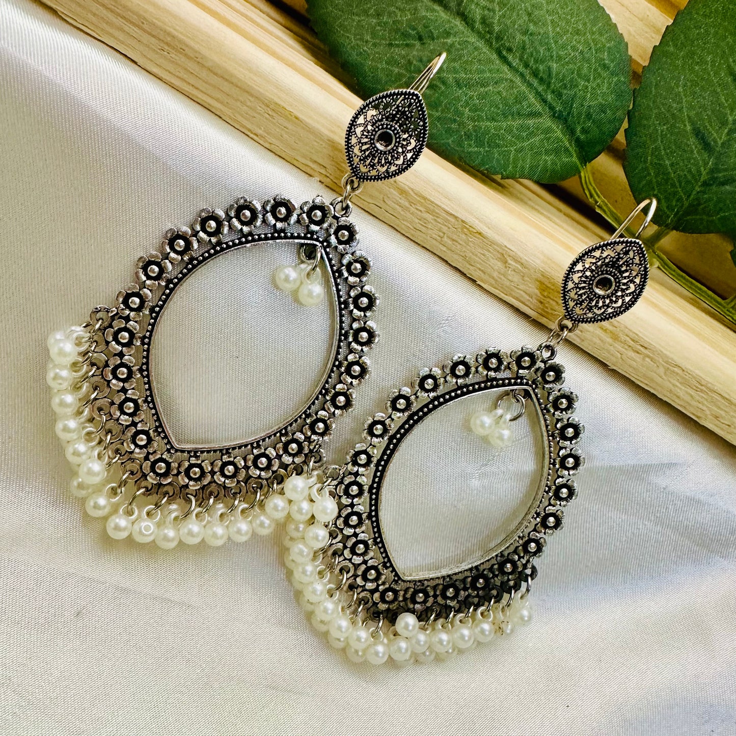 Silver Bali Drops