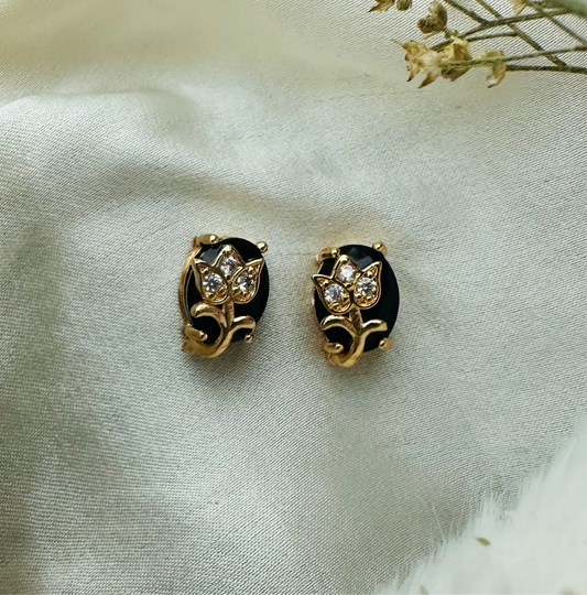 Tiny Tulips ~ Black