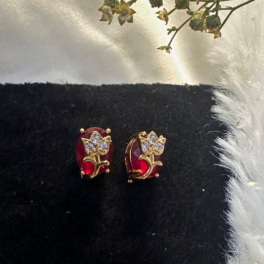 Tiny Tulips ~ Red