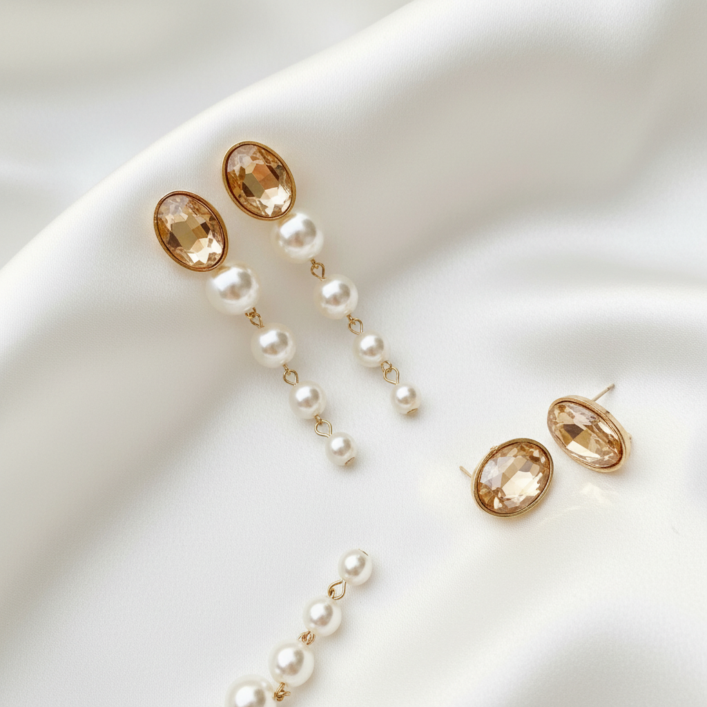 Switch & Shine Earrings ~ Champaign